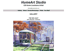 Tablet Screenshot of humeartstudio.com